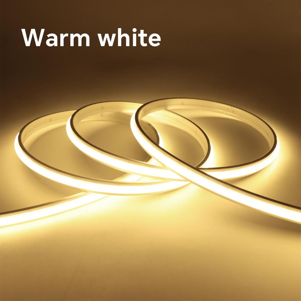 Яркий Равномерный, Без Темных Зон Неоновая Светодиодная Лента 24В COB Самоклеящаяся Водонепроницаемая Неоновая Лента Силиконовый Веревочный Свет Для Декора Шкафа