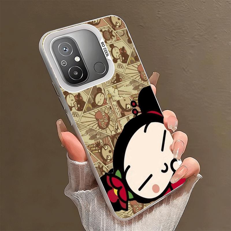 Мультяшный милый противоударный чехол для телефона Pucca Garu для Xiaomi Poco X7 X6 X5 X3 Pro F7 Ultra M8 Redmi 15C 15 14C 13C 12C 10C 13 12 10