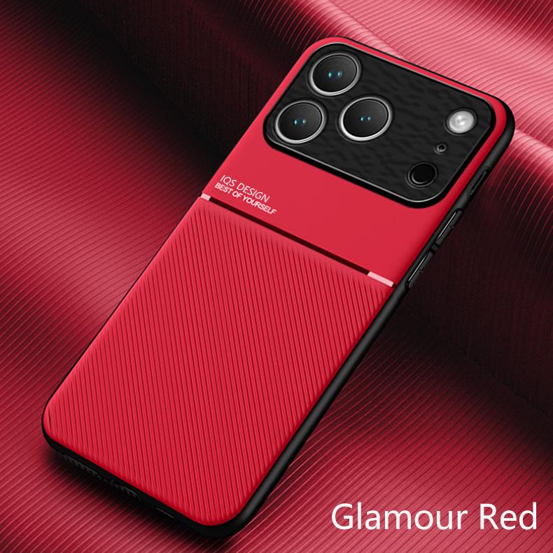 Роскошный чехол из мягкой кожи для iphone 17 Pro Max 17 Air 16e 14 15 16 plus 13 Mini с магнитным держателем для автомобиля, крышка, capa, fundas