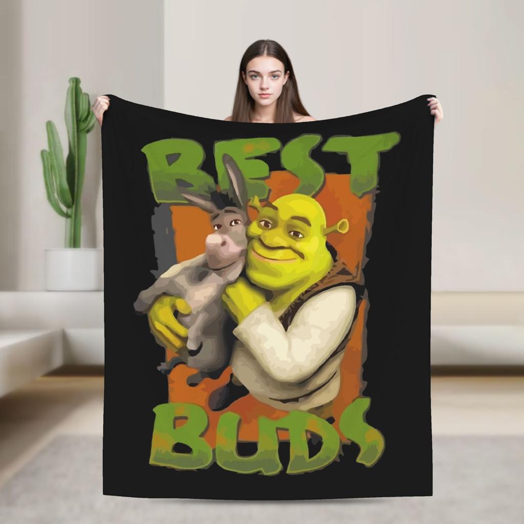 Father Farquaad Shreks Blankets Coral Fleece Plush Autumn Multifunction Soft Throw Blanket for Home Couch Plush Thin Quilt
