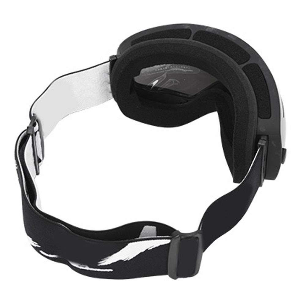 Защитные очки для занятий спортом на открытом воздухе, для катания на лыжах, защитные, с защитой от запотевания, двухслойные, с поддержкой очков для близоруких(Черная рамаполный вакуум