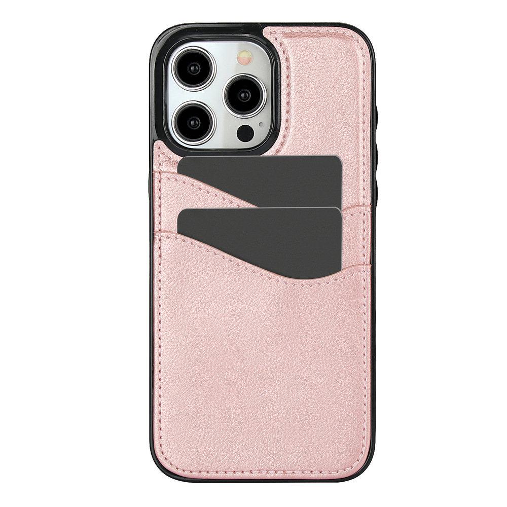 Кожаный чехол-кошелек для iPhone: Подходит для iPhone 16, 17 Pro; Дизайн с защитой от падения и наклейками для моделей iPhone 11-15, 12-14 и 7/8.