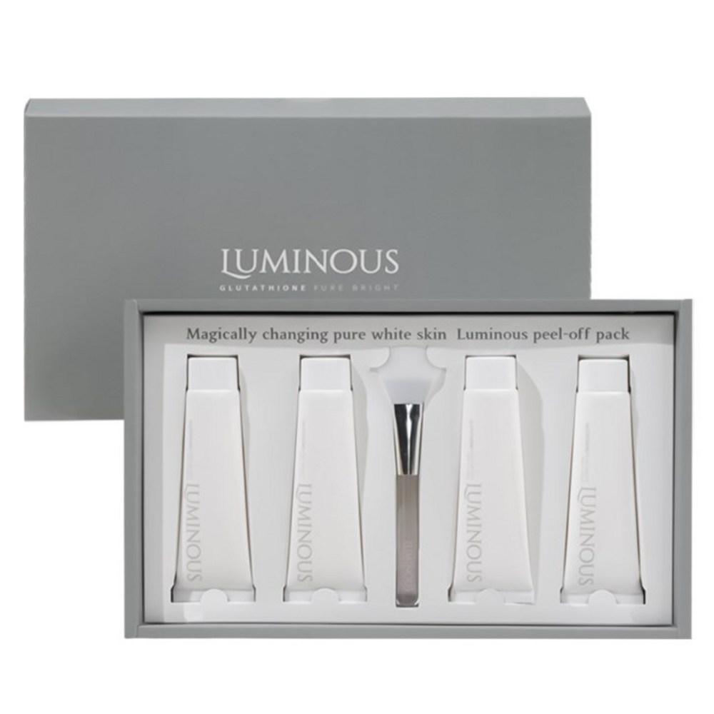 Тонизирующая отшелушивающая упаковка Luminous Glutathione, отшелушивающая упаковка 1 коробка (60 мл х 4 шт.), 4 единицы