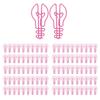 100pcs Bulb Shaped Cute Paper Clips Yellow/Pink Office Paper Clips  Wedding Decoration