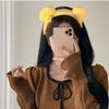 Плюшевая обруч-ушки медведя Мультяшная повязка на голову с ушками Косплей Костюм Хэллоуин Вечеринка Милый головной убор Взрослые Дети Смешные заколки