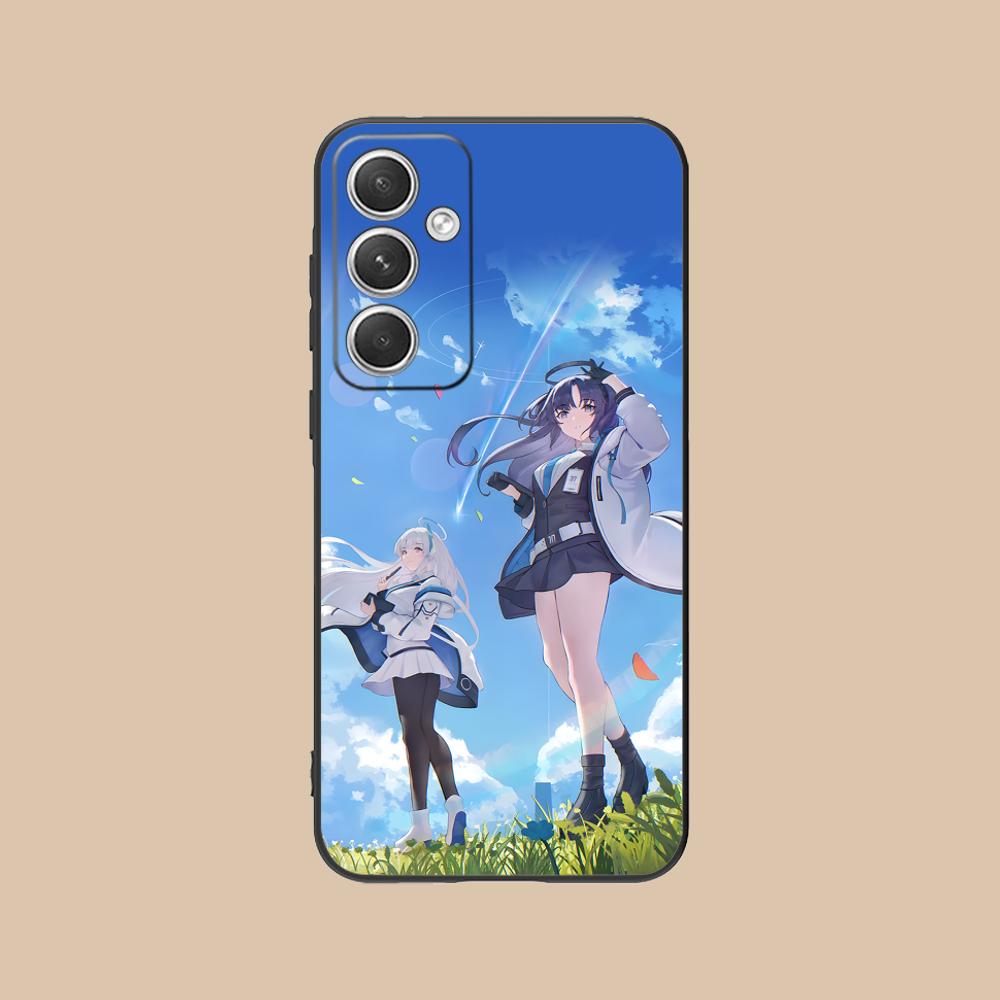 Матовый чехол для мобильного телефона Blue Archive Юка для Samsung Galaxy S26 S25 S24 S23 S22 S21 S20 Note20 Plus FE Ultra Цветная крышка