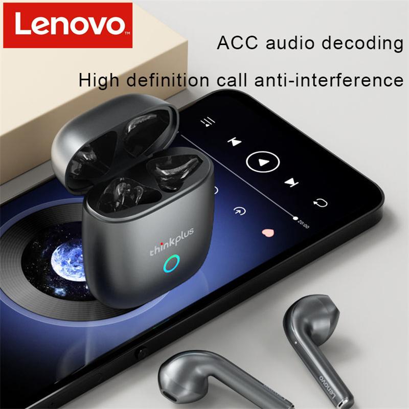 НОВЫЕ беспроводные наушники Lenovo LP50 TWS, Bluetooth 5,0, двойное стерео шумоподавление, басовое сенсорное управление, длительный режим ожидания
