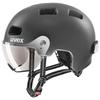 Uvex Bicycle Helmet with LED Light CE Made In Germany Rush Visor Cm Visor, Included, Certified, / 58-61