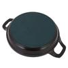 Staub Round Stackable Gratin Induction Stylish Oven Dish, 20cm, Dish, Compatible, Enamel, Dish, Black, 1302023/40509-558-0 [Used]