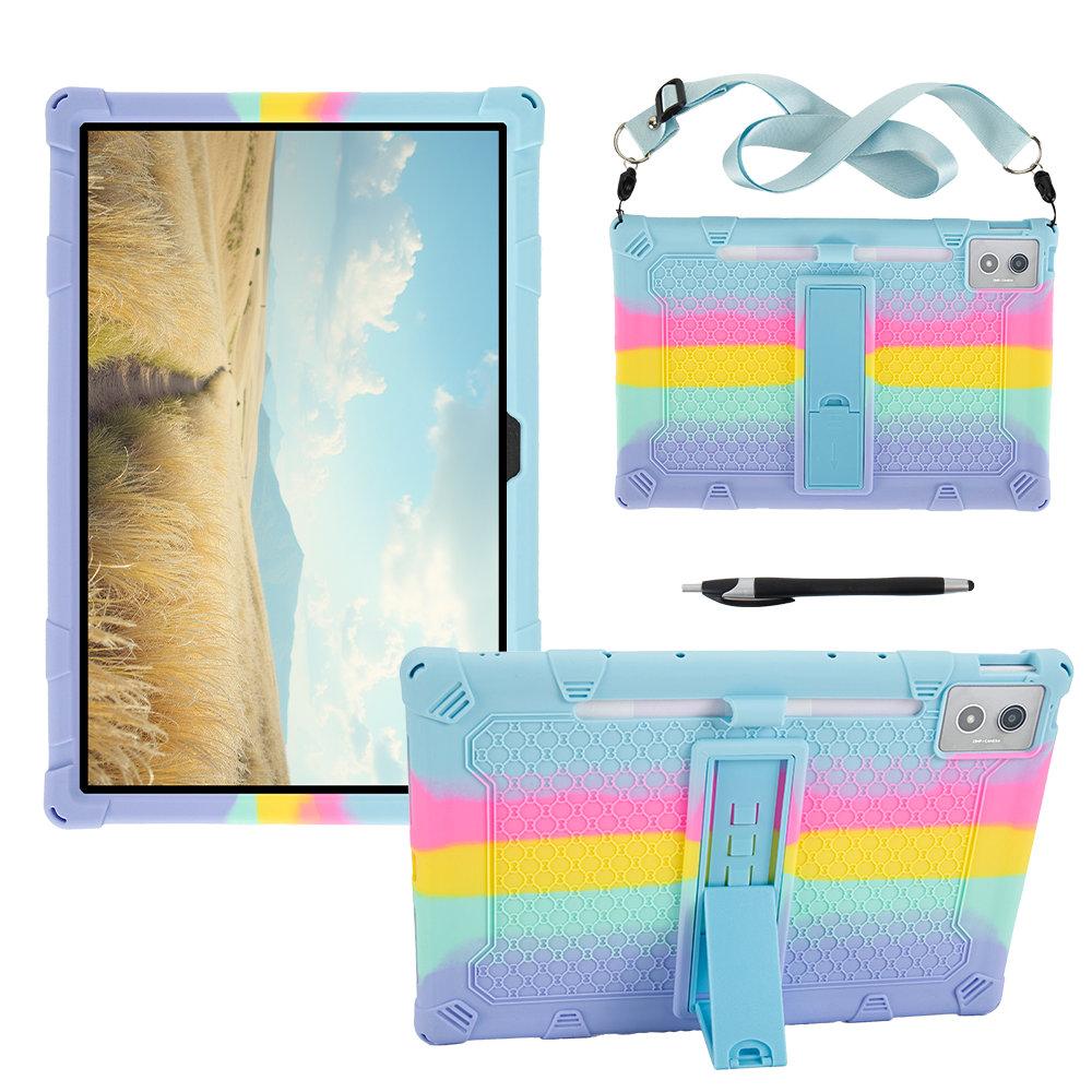 Soft Stand Case For Lenovo Xiaoxin Pad Pro 12.7 2025 12.7 Inch TB-375FC TB-371 Silicone Protective Tablet Back Cover
