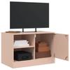 Vidaxl Szafki Pod Telewizor, 2 Szt., Różowe, 67X39X44 Cm, Stalowe
