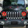 Наклейка на фару Beast Eye для внедорожника Jeep Wrangler, 3D-наклейка для украшения фар Beast Eyes, модификация стиля