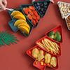 Рождественская елка Фруктовая тарелка Домашняя тарелка для закусок Рождественская вечеринка Украшения для дома 2024 Рождественский подарок Счастливого Рождества