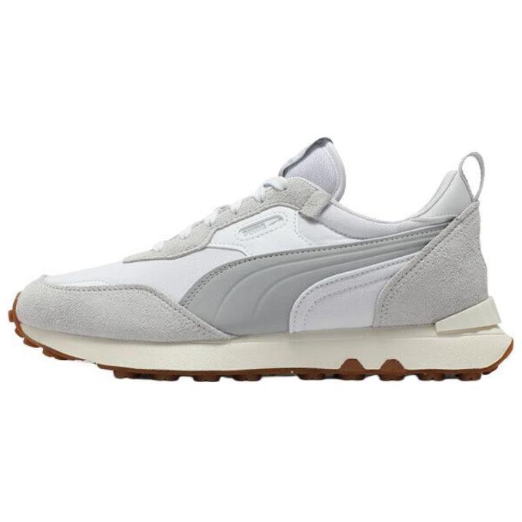 Puma Rider FV Comfortable Versatile Low-Top Lifestyle Casual Shoes Unisex Sneaker White Gray 391925-07