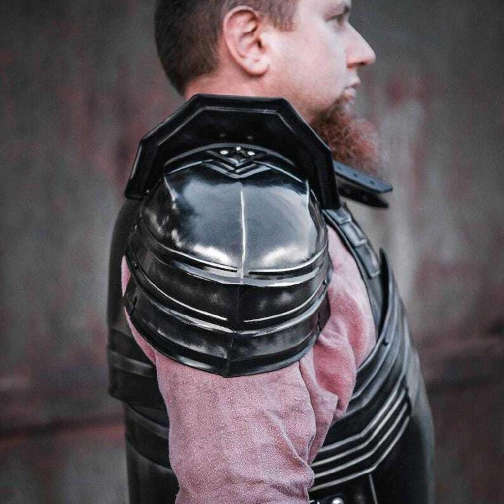 Полный комплект гномов - LARP ARMOR - Кираса Пара наручей Ноги Поножи Плечи -