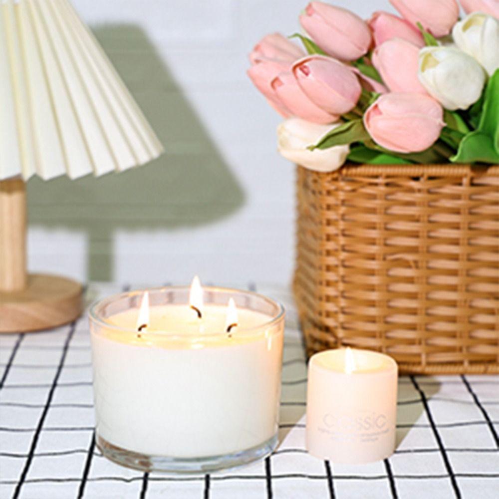 Прозрачные стеклянные банки для свечей, небольшой стеклянный поднос для ароматерапии, пустые контейнеры для свечей для изготовления свечей