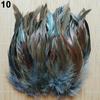 50Pcs 13-20cm Natural Cock Rooster Tail Feathers for DIY Clothes Decor