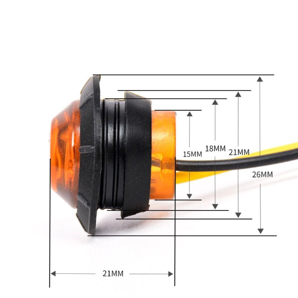 LED Indicators Small Clearance Tail Brake Lamp LED Side Marker Light Auto Light Turn Signal Lamp