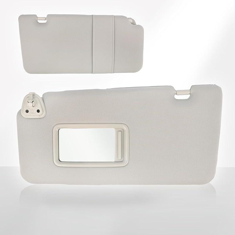 Солнцезащитный козырек со стороны пассажира подходит для Nissan Versa 2007 2008 2009 2010 2011 2012 Замена 96400-EL31A Передний правый | Солнцезащитный козырек | Зеркало для макияжа |