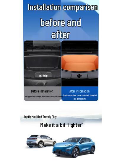 Deep Blue S05 Trunk Mat & Storage Box for Car Interior Modification