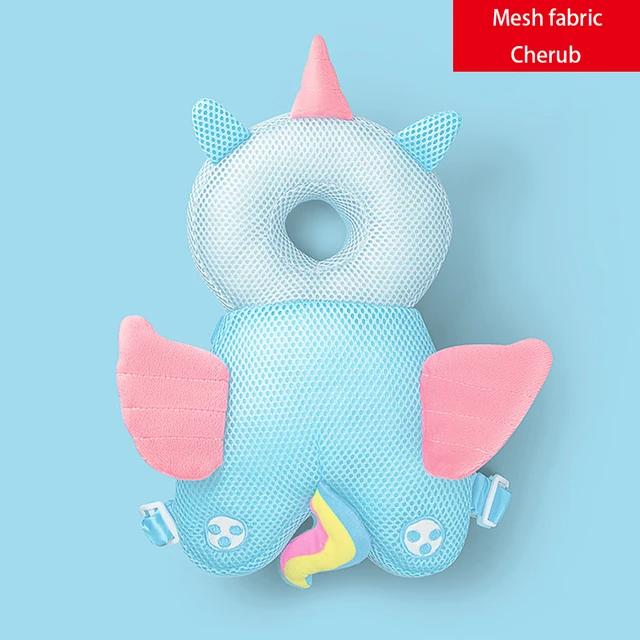 Новый забавный защитный шлем для малышей 1-3 лет, подушка-подкладка для безопасности спины, предотвращающая травмы, ангел-пчела, мультяшные подушки безопасности, высокое качество, практичное повседневное использование