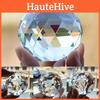 Crystal Cut Clear Sphere 50mm Faceted Gazing Ball Prisms Suncatcher Home Decor