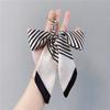 Flower Scarf Bow Keychain Printed Bag Accessories Headset Pendant Bowknot Bag Pendant  Car Keychain