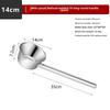 "Thickened Stainless Steel Non-Magnetic Kitchen Spoon: Ideal for Soup, Porridge, and Water"
