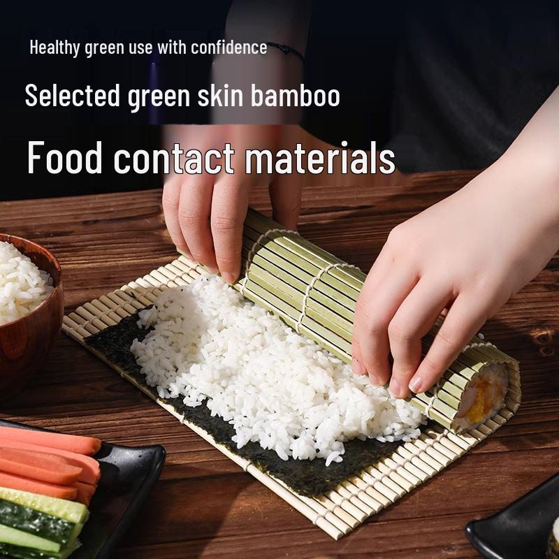 Коврик для роллов - Зеленый бамбуковый коврик для дома и коммерческого использования