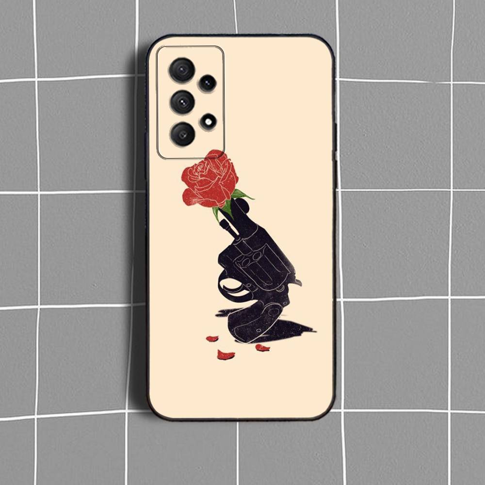 G-Graffiti A-Artist Banksy-S Чехол для телефона Samsung Galaxy A 91,80,73,72,71,53,52,51,22,5G Ударопрочный Мягкий Черный Чехол