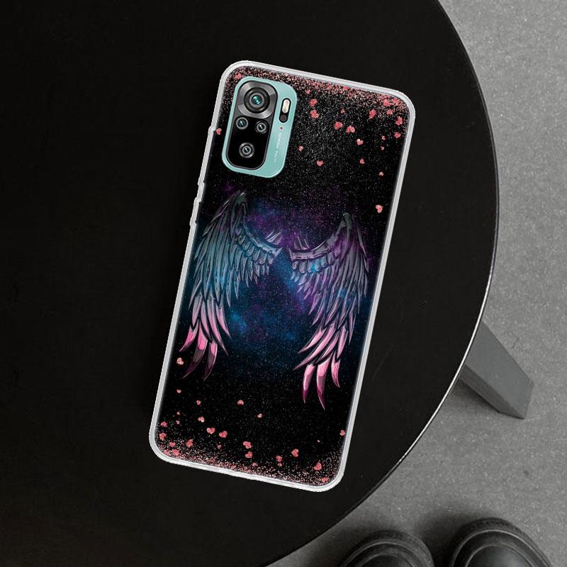 Чехол для телефона Ангельские Крылья Демонические Крылья для Xiaomi Redmi Note 15 14 13 12 11 Pro Plus 14S 12S 11S 11T 11E 10S 10 Индивидуальный Fund