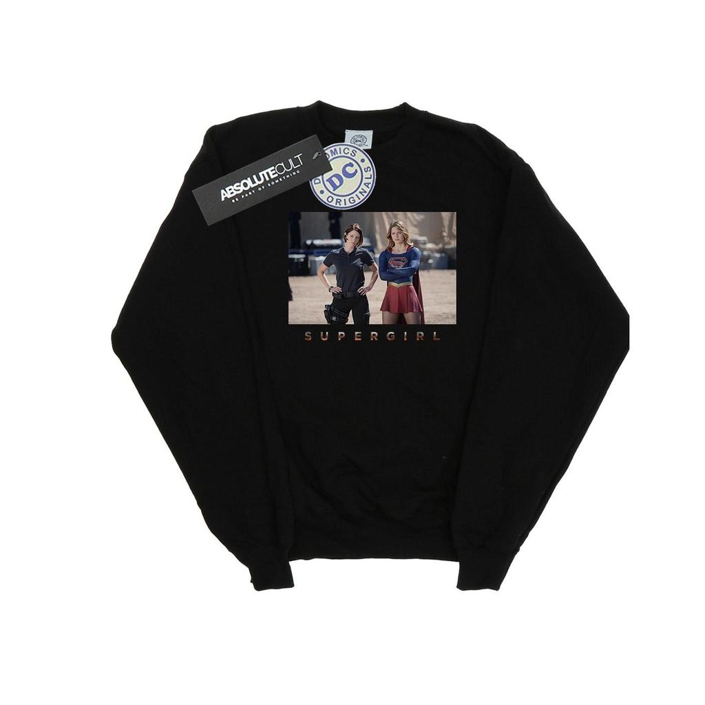 DC Comics Womens/Ladies Supergirl TV Series Sisters Photograph Sweatshirt