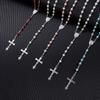 6mm Rosary Beads Rosary Beads Catholic Necklace Simple Style Women Necklace  for Teenage Girl