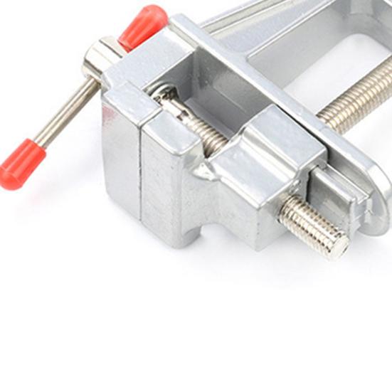 Bench Clamp Adjustable High Hardness Stable Clamp-on Mini Jaw Bench Vise Carpentry Supply