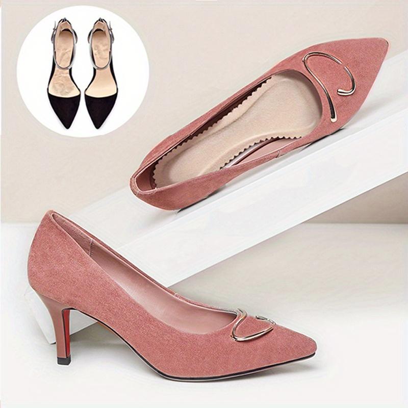 Sandals Insoles Self-adhesive Non-slip Women Shoes Pads Breathable High-heeled Shoe Soft Cushion Sole Stickers Orthotics Inserts