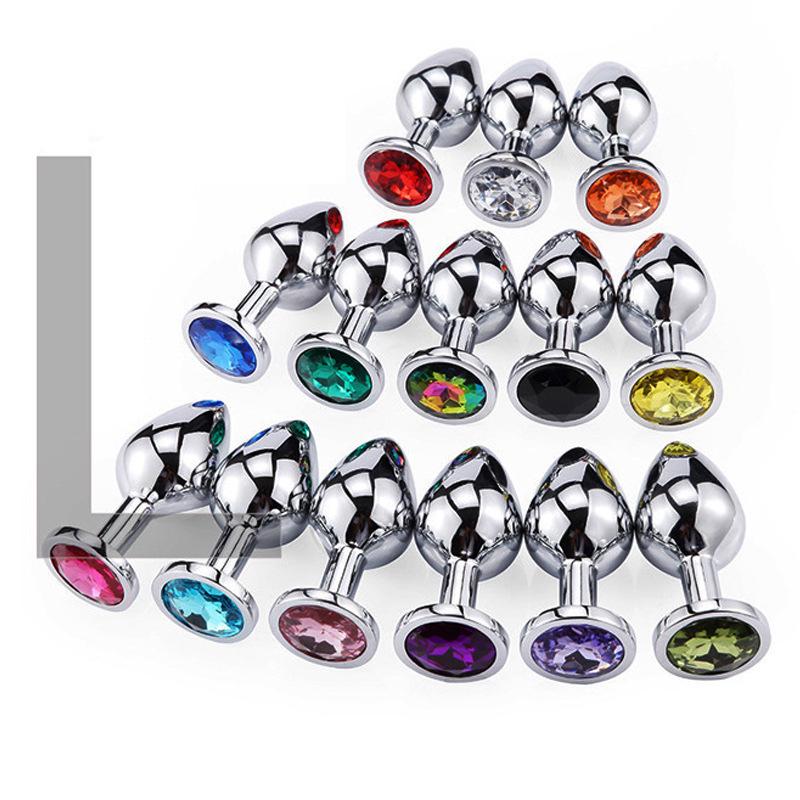 Большой серебристый анальный расширитель из нержавеющей стали, игрушка для взрослых