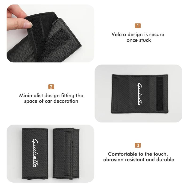 Car Door Inner Handle Cover Door Handle Gloves Protector Case For Alfa Romeo Giulietta 940 2010-2014 2019 2021