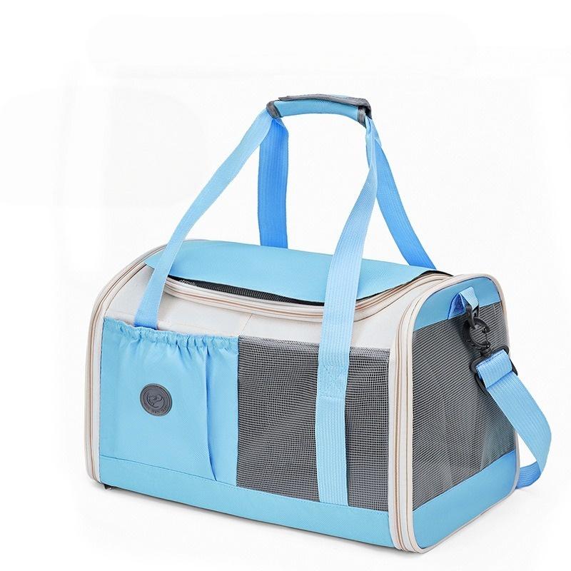 Foldable Pet Handbag, Single‑Shoulder Airline Approved Carrier, Premium Large Capacity Travel Bag for Cats & Small Dogs