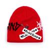 BLACKBLOND Шапка-бини с нашивкой-логотипом BBD Graffiti (красный)