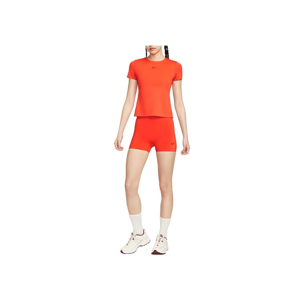 Nike Шорты спортивные женские Swoosh Stealth Evaporation мягкие удобные приятные к коже HQ7010-633