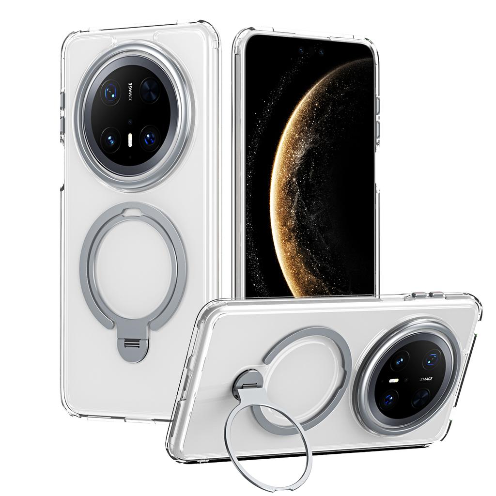 Для Huawei Mate 70 Pro+/Mate 70 Pro Чехол для телефона Совместимый с MagSafe Подставка Матовая задняя крышка