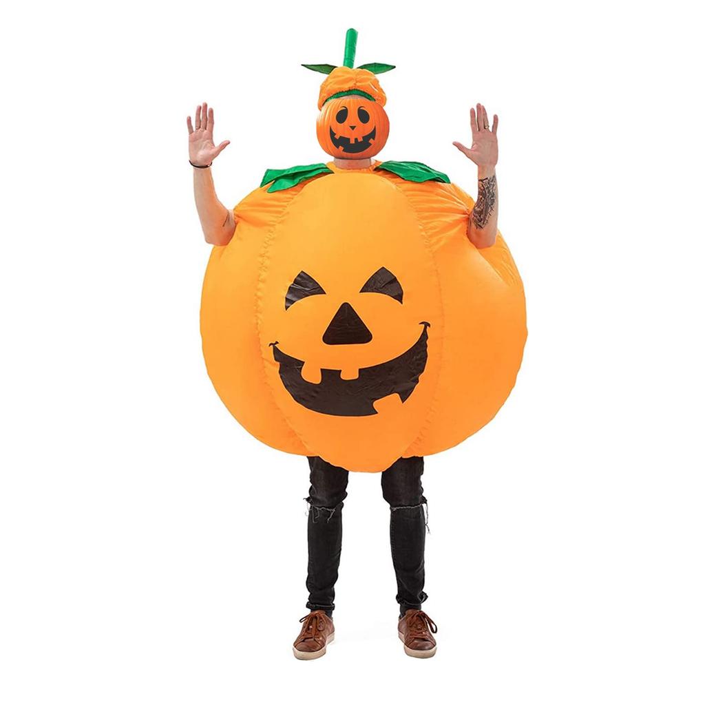 SVNVIOZ Halloween Pumpkin Costume, Inflatable Pumpkin Costume for Cosplay, Pranks, and Fun Halloween Events, Performance Prop, Unisex, Adult