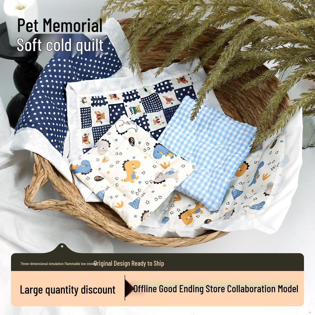 Pet Memorial Paper Supplies: Cat & Dog Funeral Simulation Money, Snacks, Gold Ingots, Urn