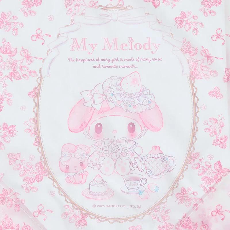 Эко-сумка плюшевая Sanrio My Melody (Чай со вкусом белой клубники) Япония НОВИНКА