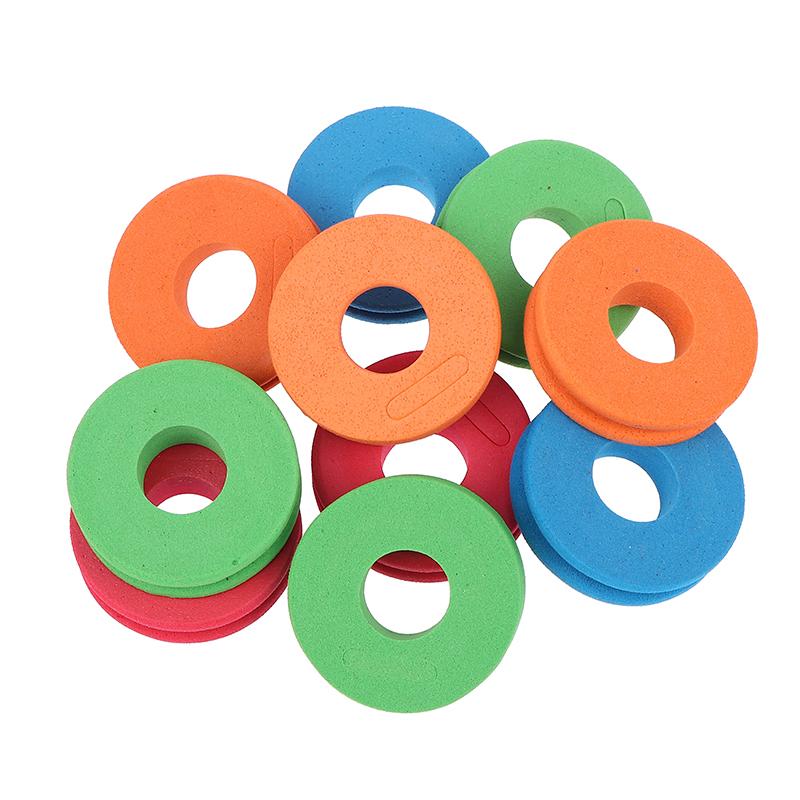 10 шт. катушки из пенопласта Eva, рыболовная намоточная доска, крючок, леска, след, вертлюг для проволоки