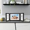 MDF Three-Fold Hinged Photo Frame (2 - 4x6" & 1 - 6x9") - Limited Stock!