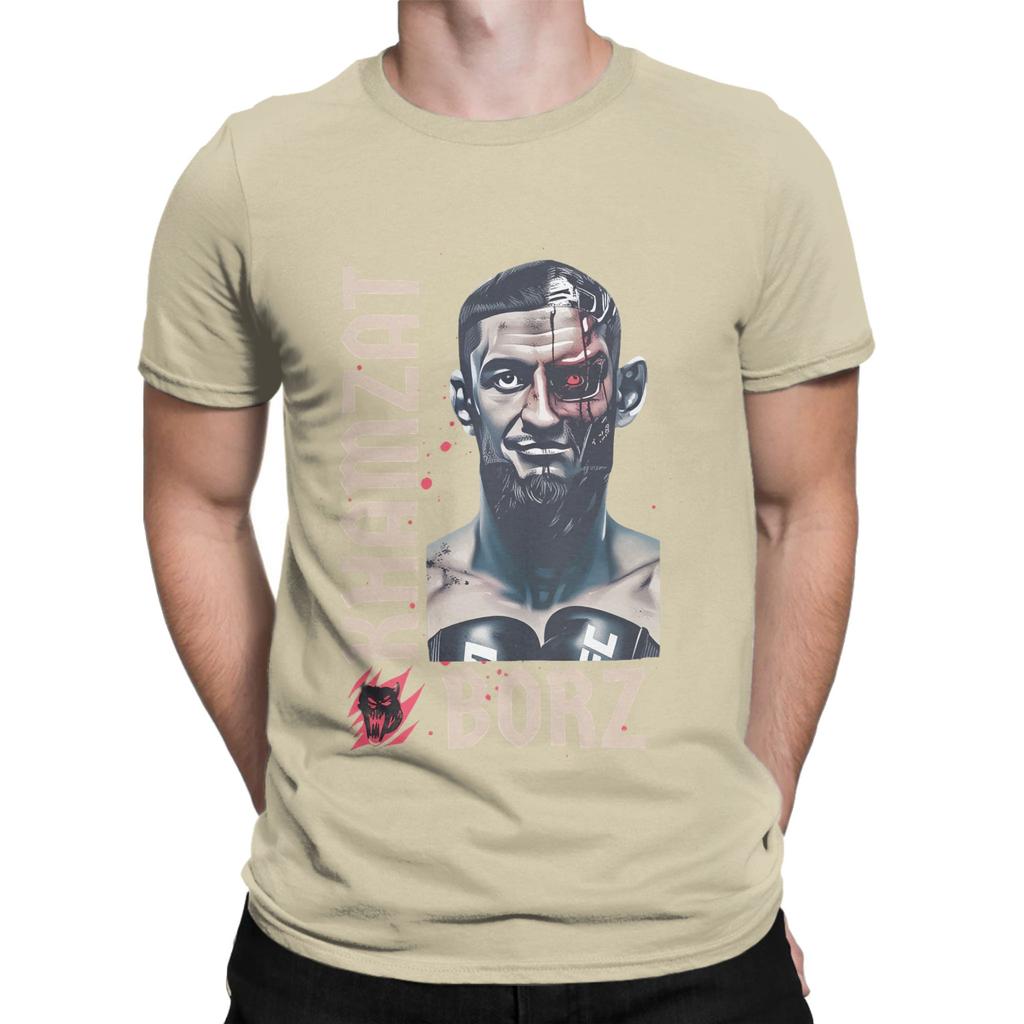 Khamzat Chimaevs Unisexs T Shirts Vintage Tee Shirt Short Sleeve Round Collar Tshirts Pure Cotton 4xl 5xl 6xl Clothes