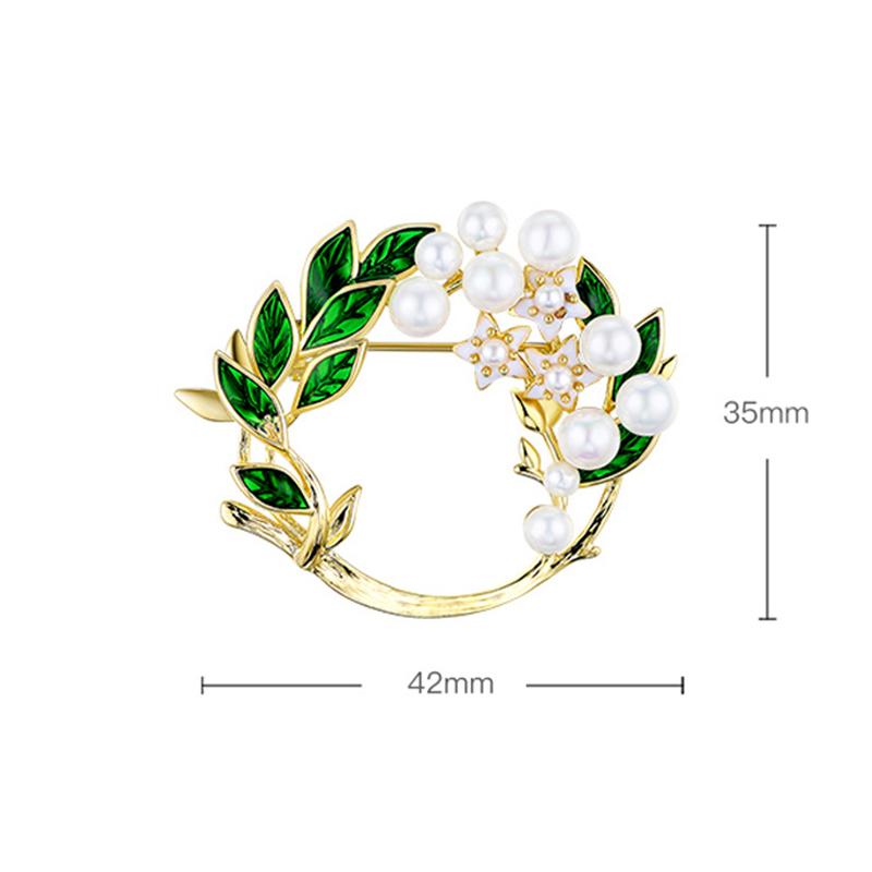 Корейская мода эмаль гардения цветок броши для женщин роскошный дизайн жемчуг повседневная офисная брошь булавка ювелирные изделия подарки для девушки