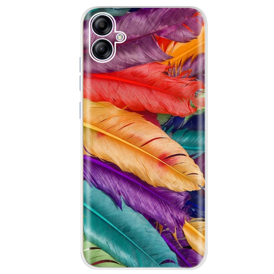 Для Samsung Galaxy A04e A04 A04S 2022 Милый чехол для телефона с принтом Для SamsungA04 A 04 04e SM-A042F A045F Мягкие силиконовые TPU чехлы