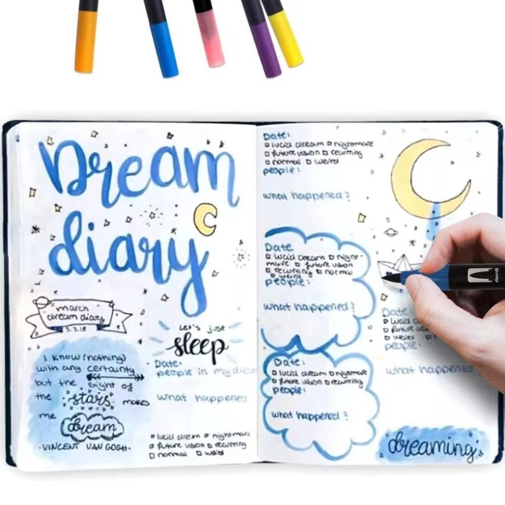 Large Capacity Zippered Slots Organizer Sketching Pencil Bag Art Markers Brush